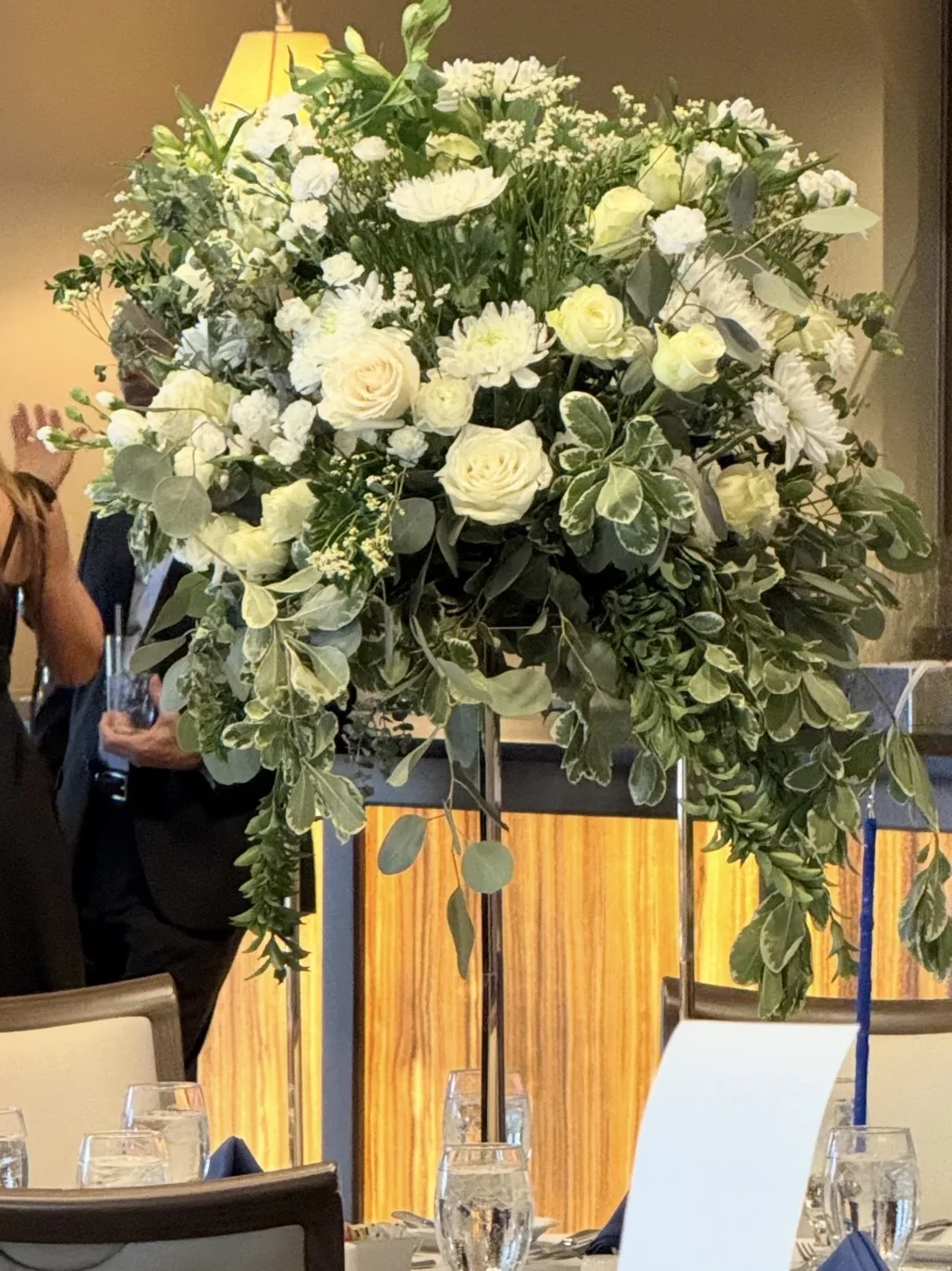 Corporate Event: Floral details